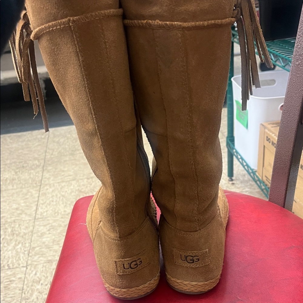 UGG Women's Brown Suede Winter Boots